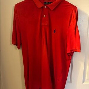 Polo by Ralph Lauren Men's Red Polo Shirt